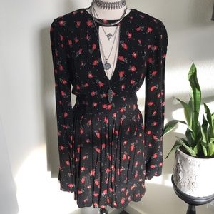 Free People Tegan mini dress. Holiday perfect